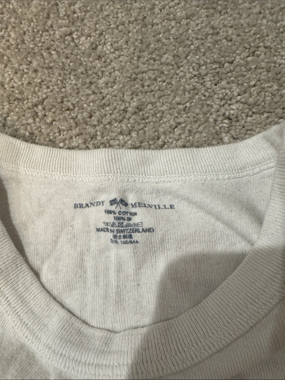Brandy Melville white tee - Picture 2 of 2